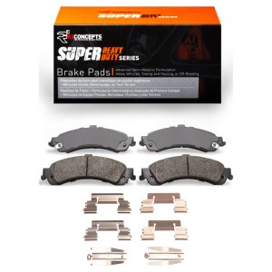 Cadillac Escalade Brake Pads (Performance) - Rear - R1 Concepts - Super Duty - `00-`06